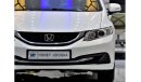 Honda Civic EXCELLENT DEAL for our Honda Civic 1.8 ( 2013 Model ) in White Color GCC Specs
