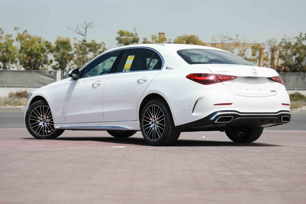 مرسيدس بنز C 200 2025 MERCEDES BENZ C200 L SPORT 1.5 Hybrid - WHITE inside BLACK | Export Only