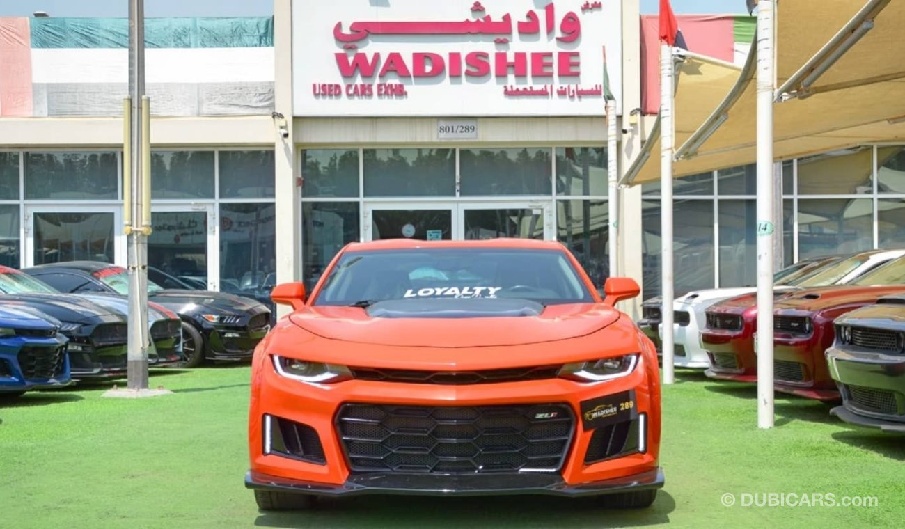 شيفروليه كامارو Sold!!!!Camaro RS V6 3.6L 2019/Custom Spoiler/ ZL1 Kit/ Leather Interior/ Very Good Condition