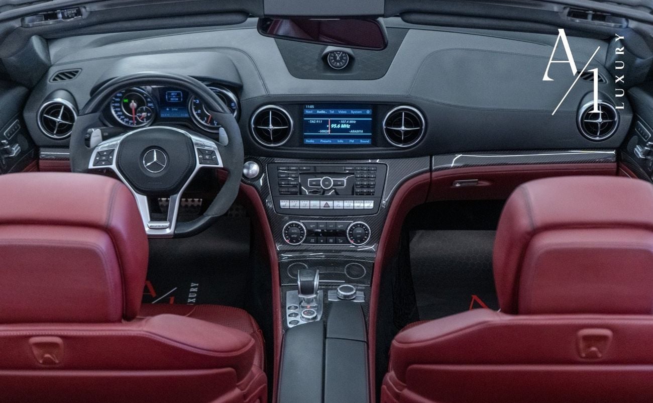 مرسيدس بنز SL 63 AMG 2013 Mercedes SL 63, Excellent Condition, Carbon Fibre Accents, Fully Loaded, GCC Spec