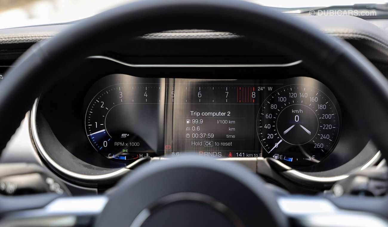 فورد موستانج 2020 GT بلاك إيديشن, 5.0, V8 , مطابق المواصفات الخليجي,عداد رقمي,3 سنوات أو 100K كم ضمان+K60كم صيانة