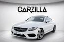 Mercedes-Benz C 300 Coupe AED 1,535 / Monthly l  0% Downpayment l C300 Coupe l Excellent Condition