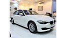 BMW 316i AMAZING BMW 316i 2013 Model!! in White Color! GCC Specs