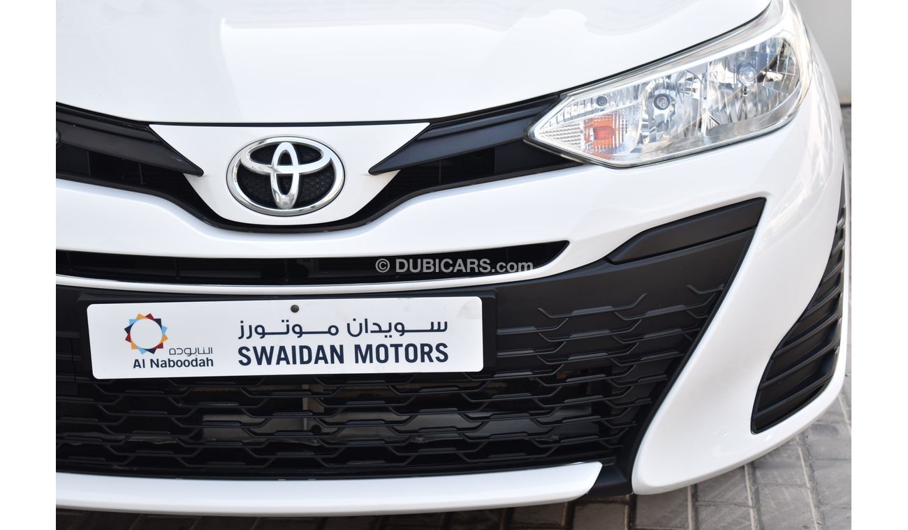 Toyota Yaris AED 689 PM | 1.3L HB SE GCC DEALER WARRANTY