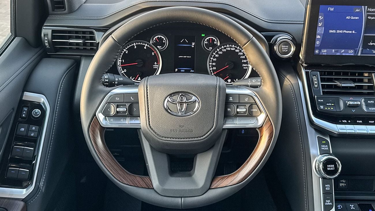 تويوتا لاند كروزر 2024 لاندكروزر جي أكس آر ديزل 3.3 ليتر دفع رباعي 6 سلندر 7 مراتب جديد خليجي