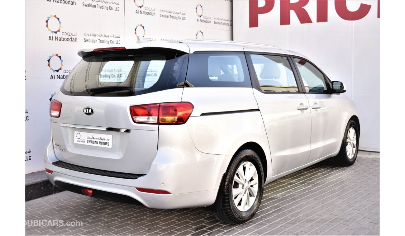 Kia Carnival AED 1370 PM | 3.3L V6 GCC WARRANTY