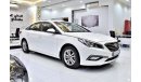 هيونداي سوناتا EXCELLENT DEAL for our Hyundai Sonata ( 2017 Model ) in White Color GCC Specs