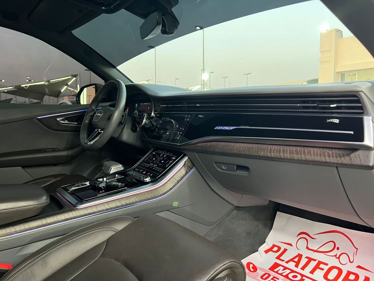 أودي Q8 55 TFSI quattro S-لاين سبورت باكج اودي كيو 8 كواترو اس لاين موديل 2019 مواصفات خليجية صبغ وكالة بدون