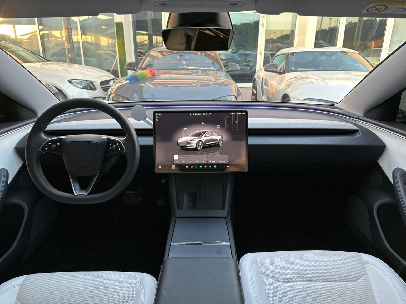 تسلا موديل 3 تسلا موديل 3 لونج رينج خليجي 2024 فل ابشن صبغ وكاله تشييكات وكاله تحت الضمان