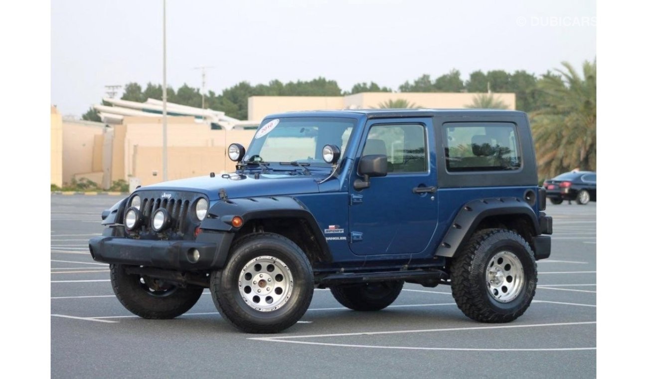 Jeep Wrangler Model 2010 Sport, Gulf, Manual Transmission, 6 Cylinders, No Accident, Odometer 137000