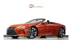 لكزس LC 500 Convertible - GCC Spec - With Warranty