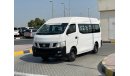 Nissan Urvan Nissan urvan 2016 model manual transmission high Roof in excellent condition