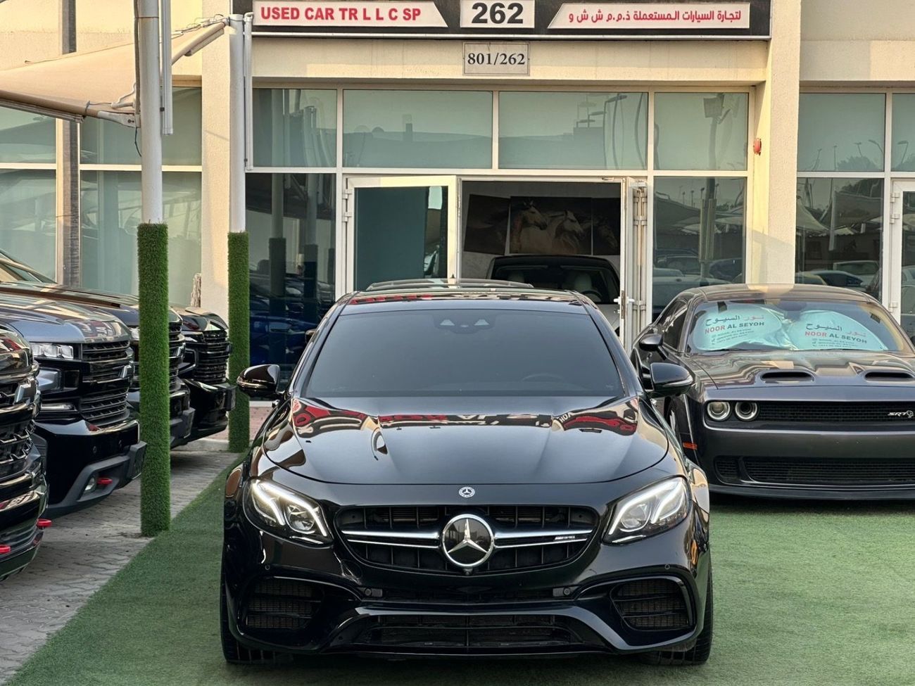 مرسيدس بنز E 63 S AMG ‎مرسيدس بنز E63s اي ام جي 2018 ‎كلين تايتل بحالة جدا ممتازة ‎فل اوبشن 6 فصوص ‎فل اوبشن