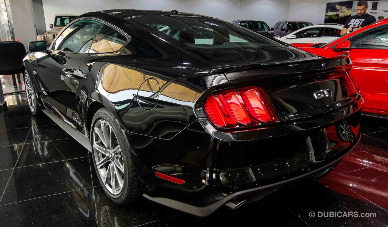 Ford Mustang GT Premium Plus 3 yrs or 100k km Gulf Warranty- 60000 km Free service at Al Tayer Motors