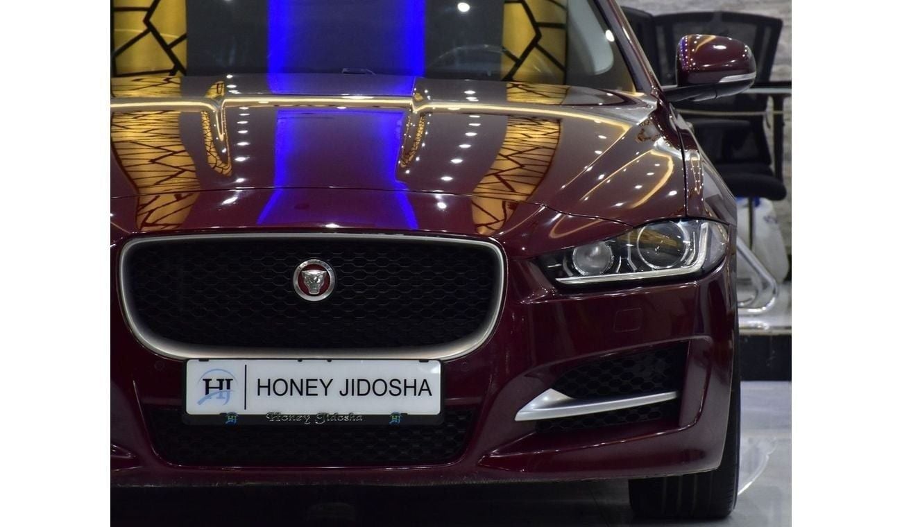 جاكوار XE EXCELLENT DEAL for our Jaguar XE R-Sport ( 2016 Model ) in Burgundy Color GCC Specs