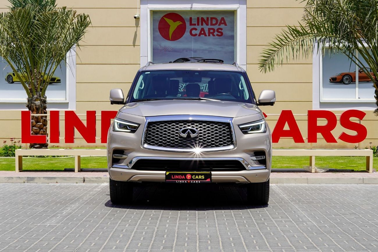 Infiniti QX80 Luxe 7st Infiniti QX80 2020 (7 SEATERS) GCC under Warranty with Flexible Down-Payment/ Flood Free.
