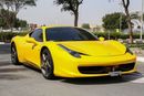 فيراري 458 Std 4.5L GCC SPEC NEAT AND CLEAN