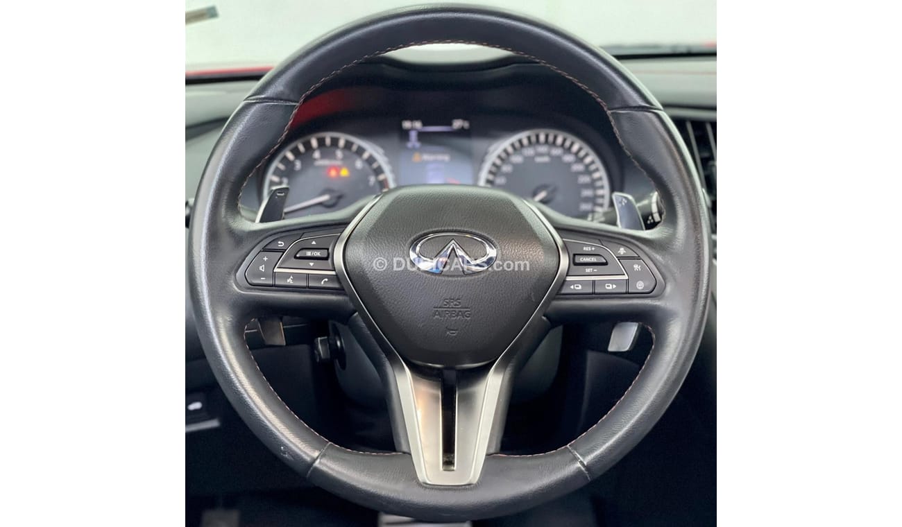 إنفينيتي Q50 ريد سبورت 400 2018 Infiniti Q50 S Red Sport, Full Rostomani History, Warranty, GCC