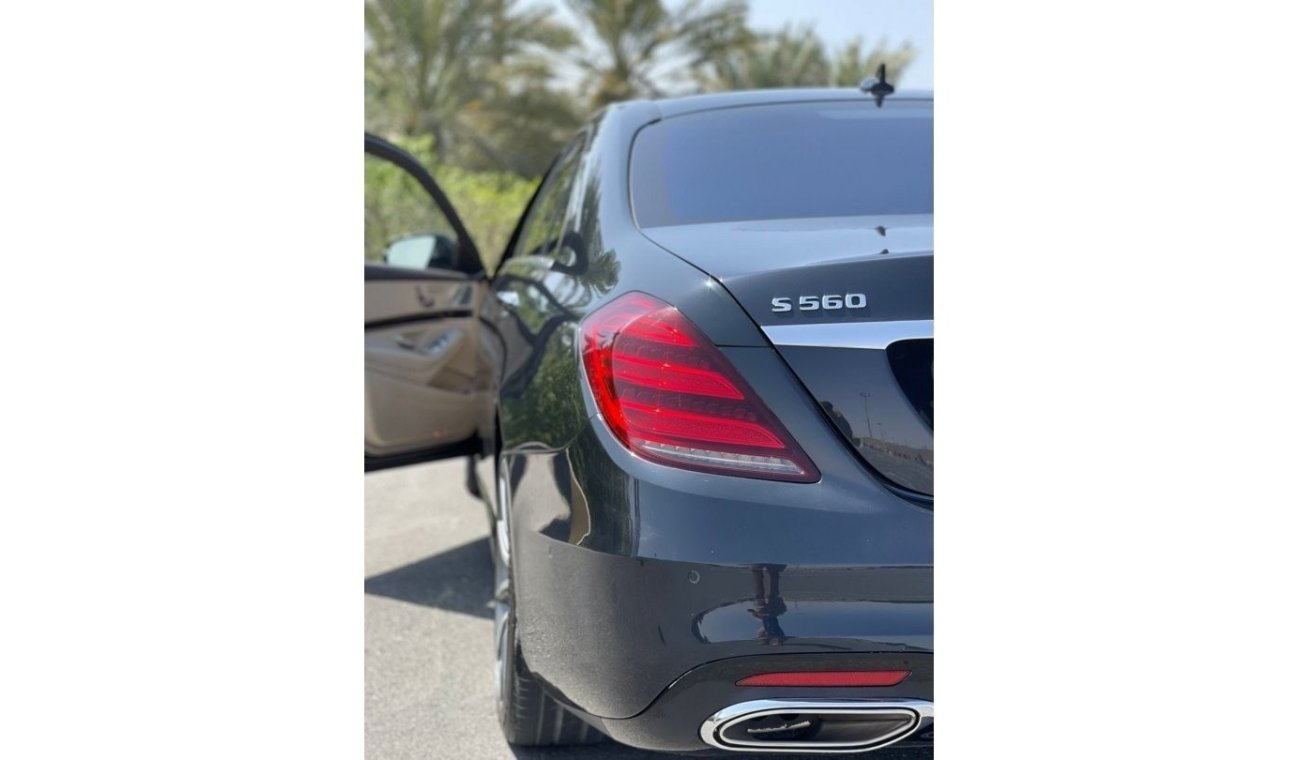 مرسيدس بنز S 560 Std موديل 2018 امريكي بدون حوادث 8 سلندر ماشية 81000km