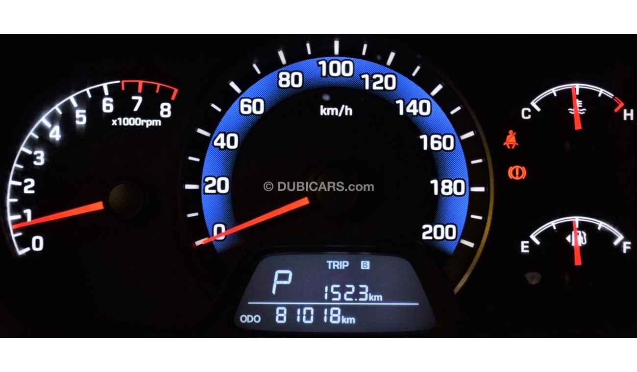 Hyundai i10 ORIGINAL PAINT ( صبغ وكاله ) ONLY 81,000KM Hyundai i10 2015 Model!! in White Color! GCC Specs