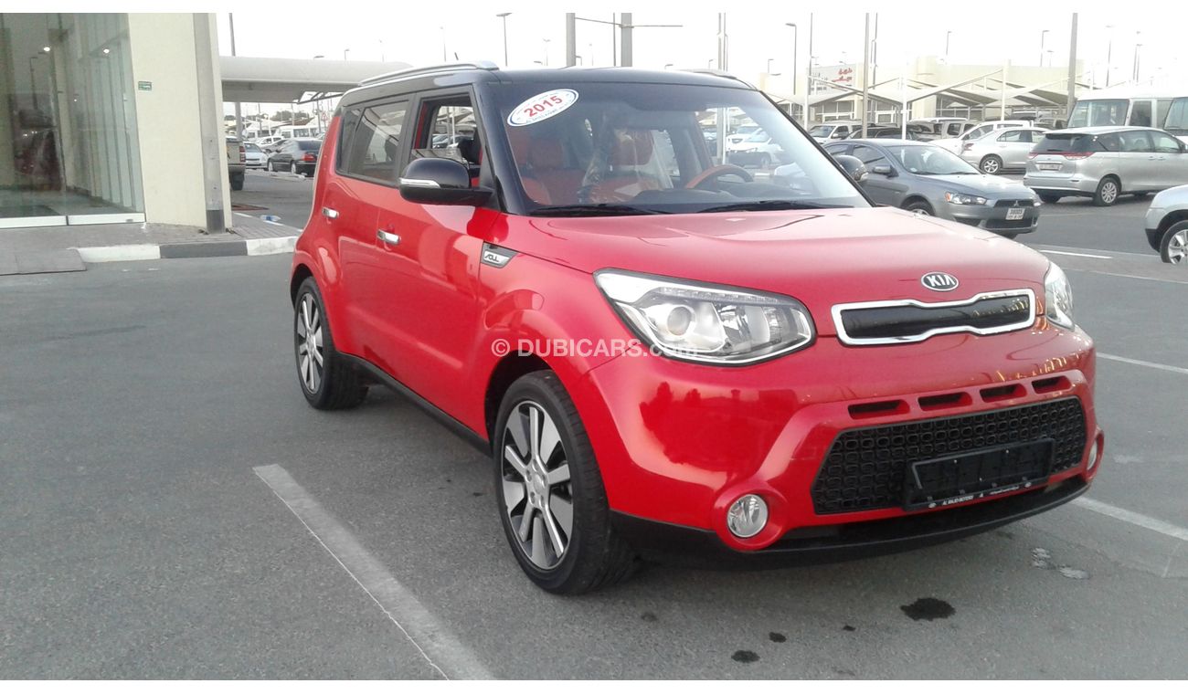 Kia Soul KIA SOUL RED KHALIJE NO PAINT NO ACCIDENT LEATHER FULL OPTION