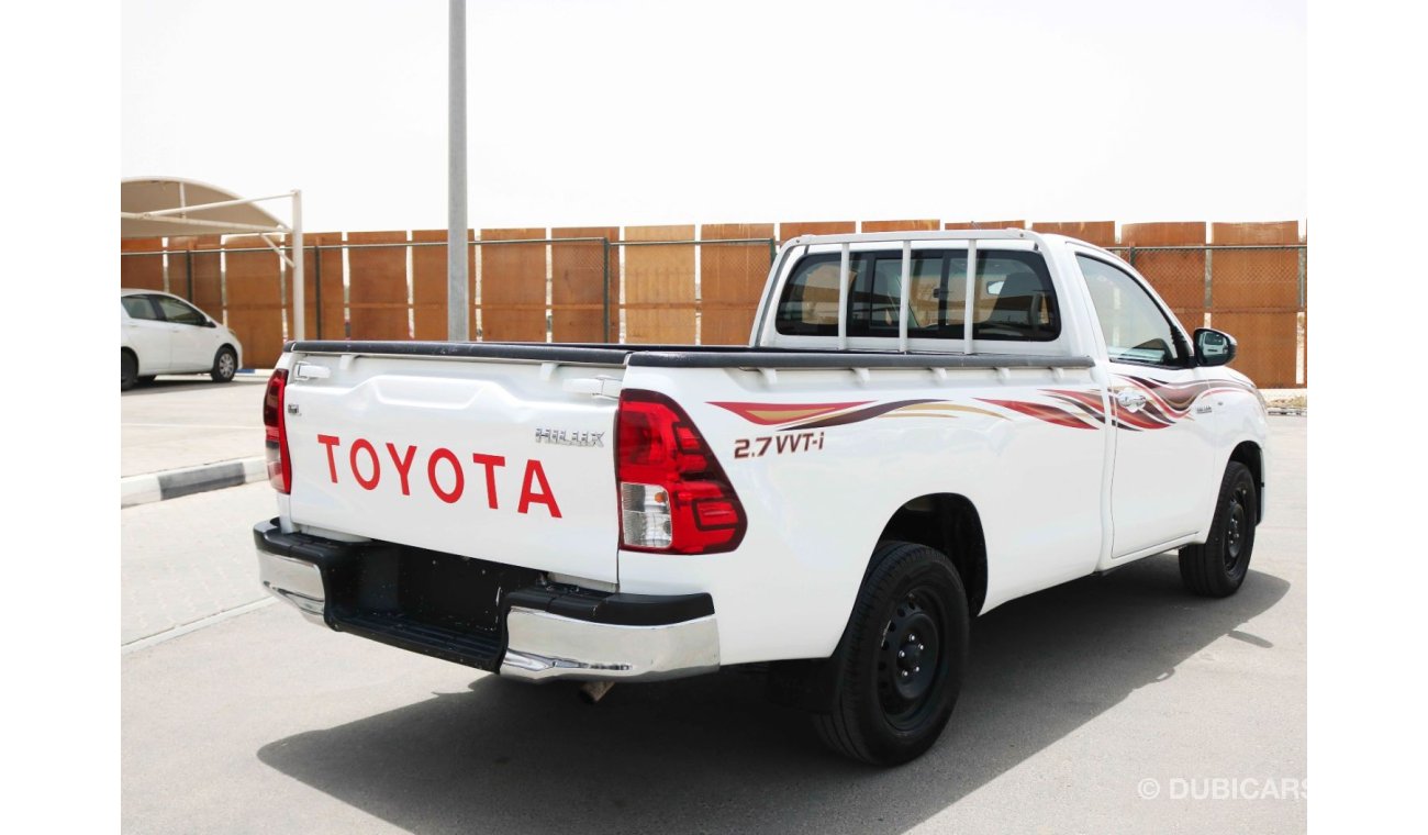 Toyota Hilux 2017 - SINGLE CABIN 4X2- GL - EXCELLENT CONDITION WITH GCC SPECS - VAT EXCLUDED