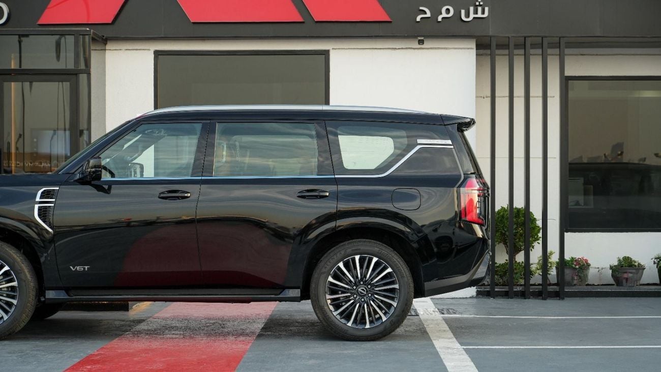 نيسان باترول 3.5TT Twin-Turbo Platinum Black and Tan 2026 MY EXPORT PRICE