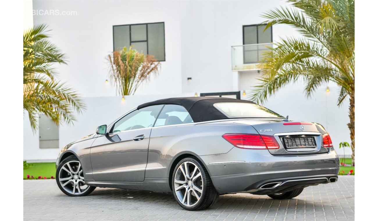 مرسيدس بنز E200 كوبيه AMG Convertable - Full Agency History - Immaculate Condition - AED 2,624 PM - 0% DP