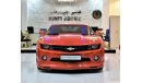 شيفروليه كامارو FULL SERVICE HISTORY! Chevrolet CAMARO 2012 Model!! in Orange Color! GCC Specs