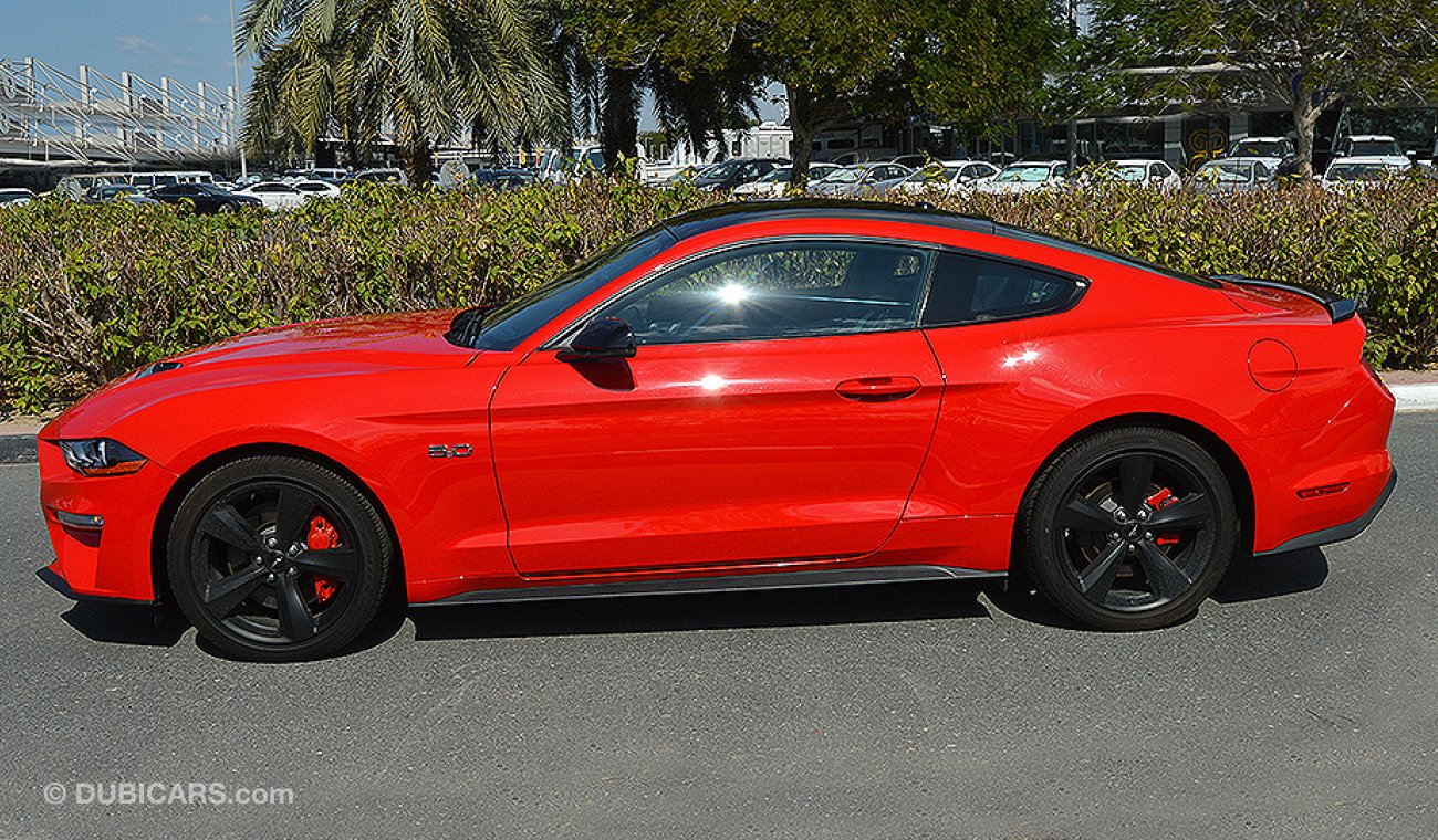 Ford Mustang 2019 GT Premium 5.0 V8 GCC, DIGITAL CLUSTER, 0km w/ 3Yrs or 100K km WTY + 60K km Service at Al Tayer