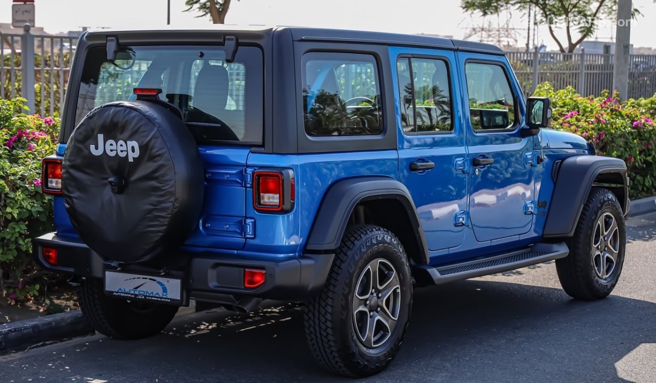 Jeep Wrangler Unlimited Sport Plus V6 3.6L , GCC , 2022 , 0Km , W/3 Yrs or 60K Km WNTY @Official Dealer