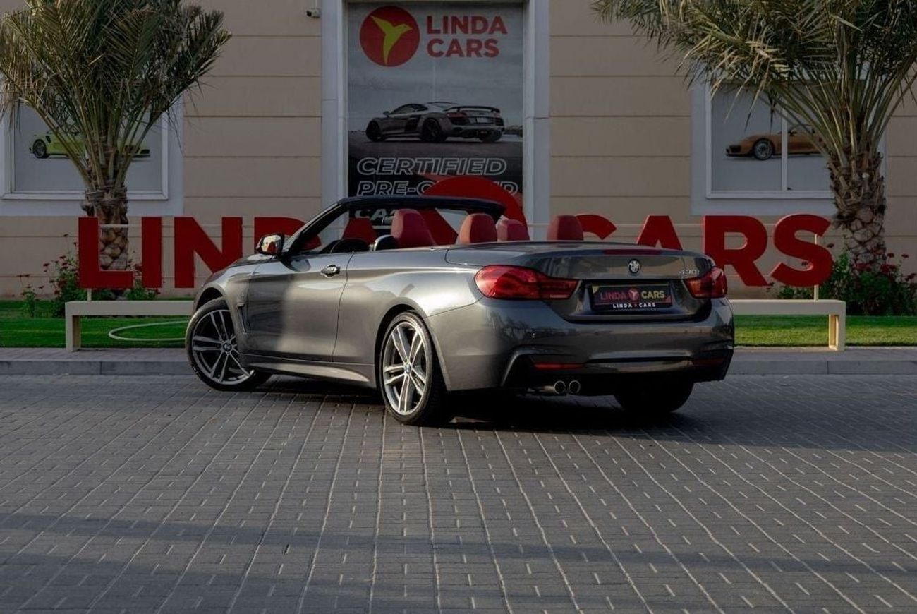 BMW 430i M Sport 2.0L BMW 430i M-Sport Convertible 2018 GCC under Warranty with Flexible Down-Payment.