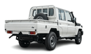 Toyota Land Cruiser Pick Up ECTGEN007 - 2025 Toyota LC79 Double Cab Pick Up - 4.2L Diesel Manual - White