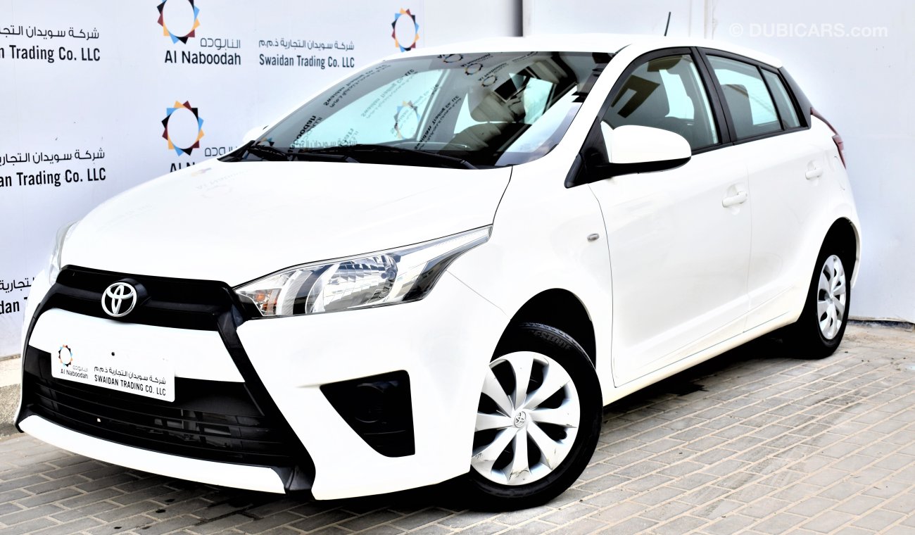 تويوتا يارس 1.3L SE HATCHBACK 2017 GCC 1YR/20K SERVICE CONTRACT DEALER WARRANTY