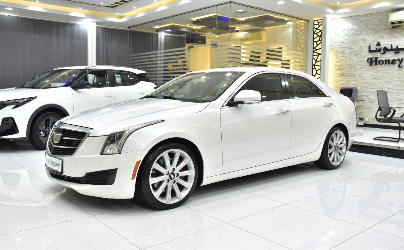 كاديلاك ATS EXCELLENT DEAL for our Cadillac ATS ( 2015 Model ) in White Color GCC Specs