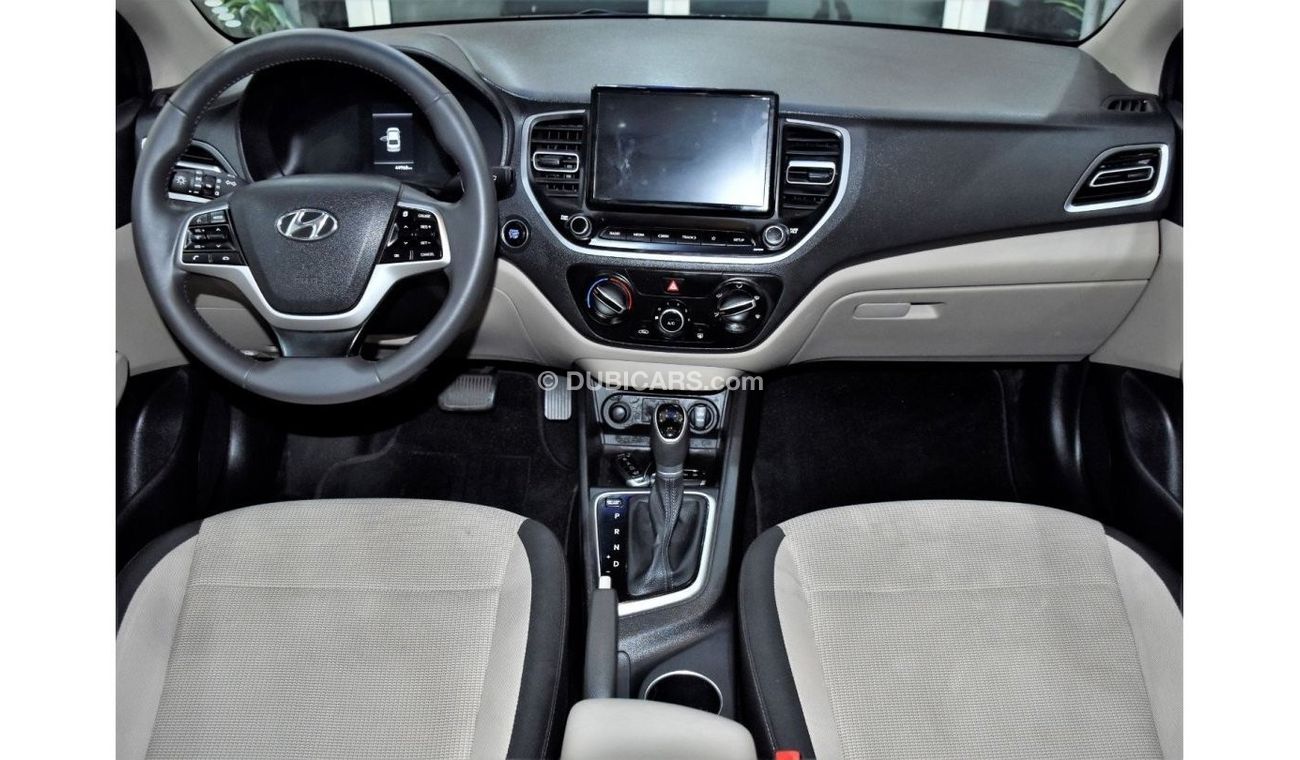 Hyundai Accent EXCELLENT DEAL for our Hyundai Accent 1.6 ( 2022 Model ) in Blue Color GCC Specs