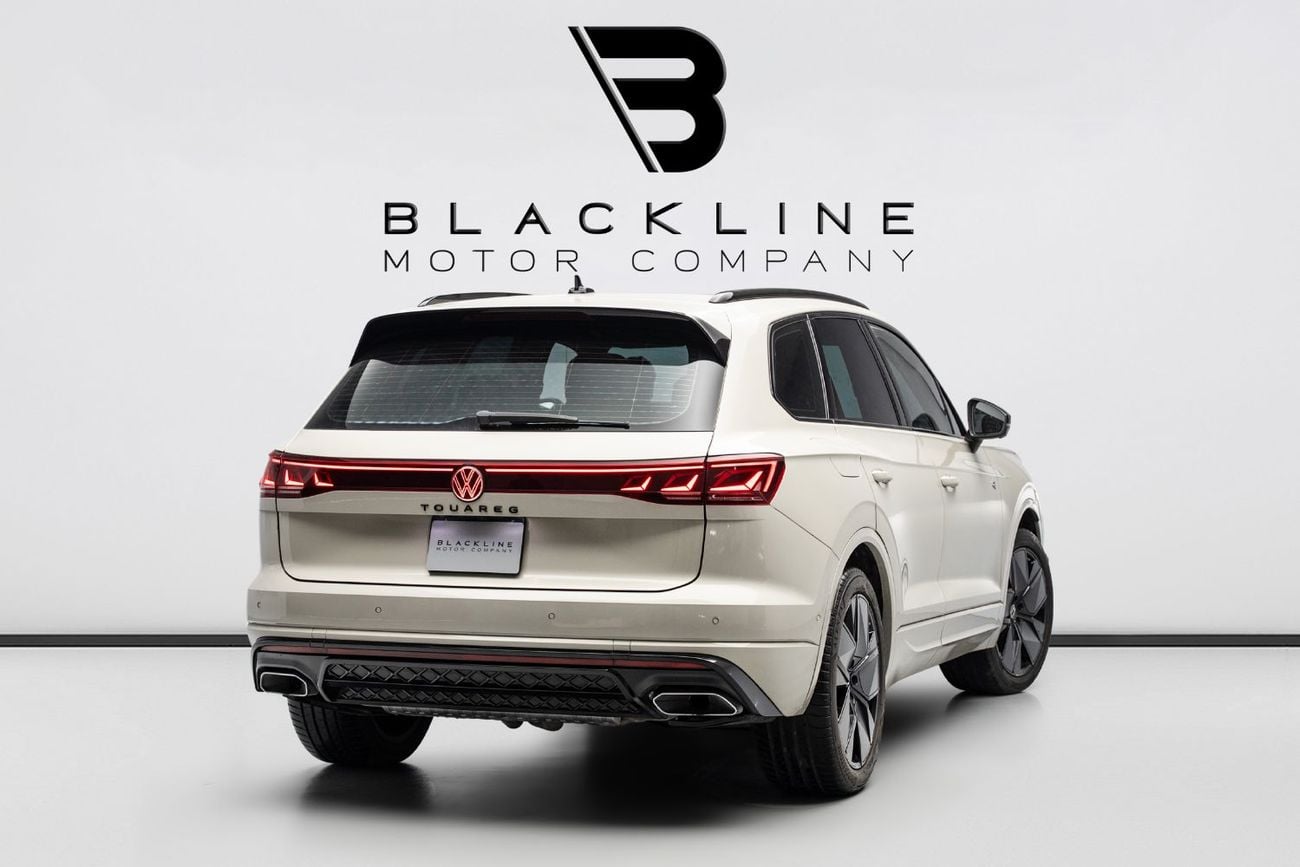 Volkswagen Touareg R-LINE BUY NOW, PAY 2027 | THE BLACKLINE STANDARD | 2029 Volkswagen Warranty + Service Contract, GCC