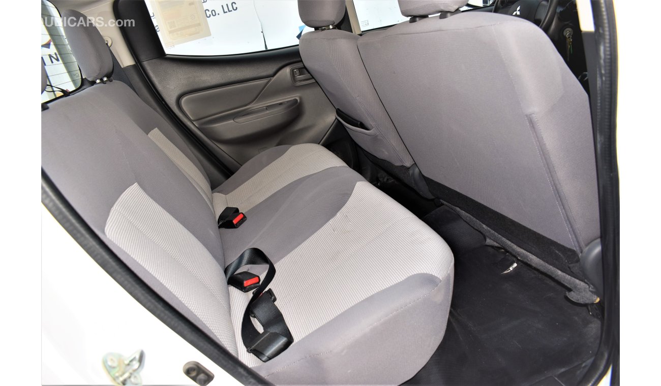 Mitsubishi L200 AED 978 PM | 2.4L GLS GCC DEALER WARRANTY
