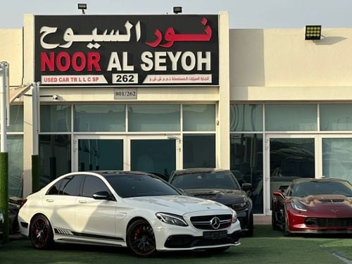مرسيدس بنز C 36 AMG مرسيدس بنز AMG C63S خليجي 2015 فل ابشن صبغ وكاله بحاله ممتازه