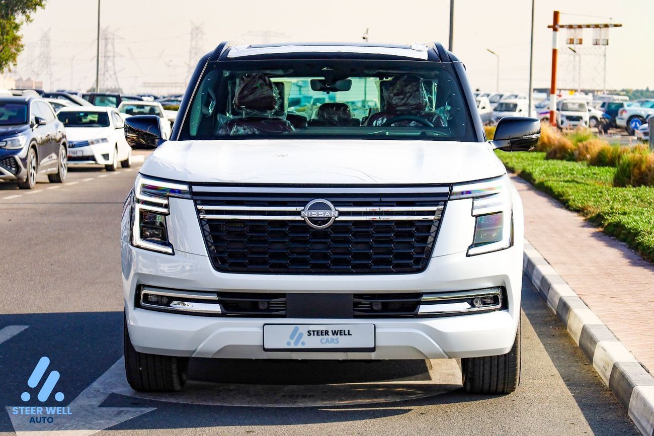 Nissan Patrol 2026 LE Platinum GCC | 3.5 Twin-Turbo AWD | 9-Speed | 8-Seater Luxury SUV | Dual Tone - Black Roof /