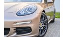 بورش باناميرا | 2,918 P.M | 0% Downpayment | Full Option | Full Porsche History