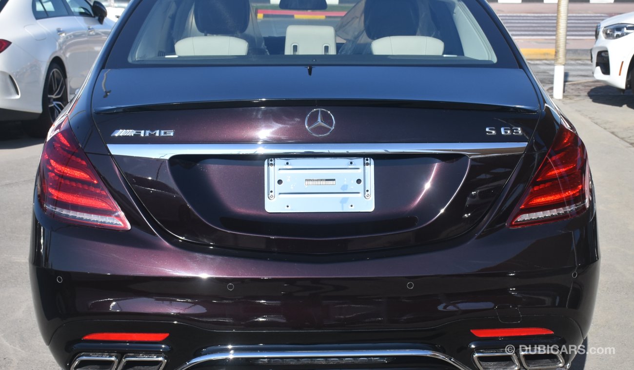 مرسيدس بنز S 550 KIT S-63 2019 / CLEAN TITLE / WITH WARRANTY