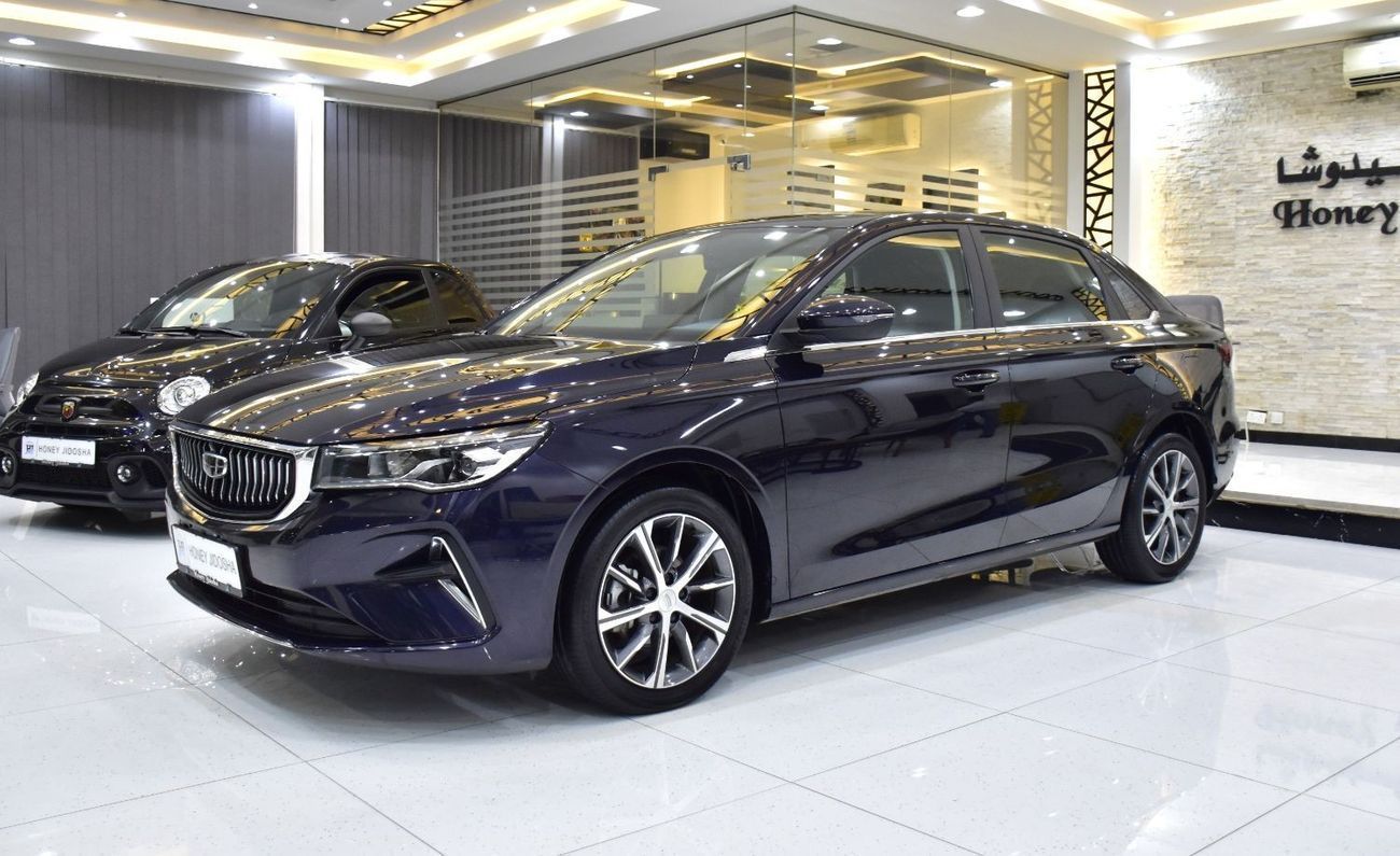 جيلي إمجراند EXCELLENT DEAL for our Geely Emgrand ( 2024 Model ) in Blue Color GCC Specs