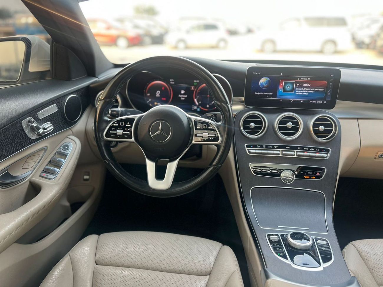 مرسيدس بنز C 300 2021 Mercedes Benz C300 4Matic - 2.0L V4 AWD- Full Option - 360* CAM - Radar & Sensors - Sunroof
