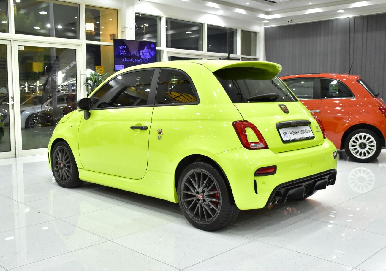 Abarth 595 EXCELLENT DEAL for our Abarth 595 Competizione ( 2022 Model ) in Green Color GCC Specs