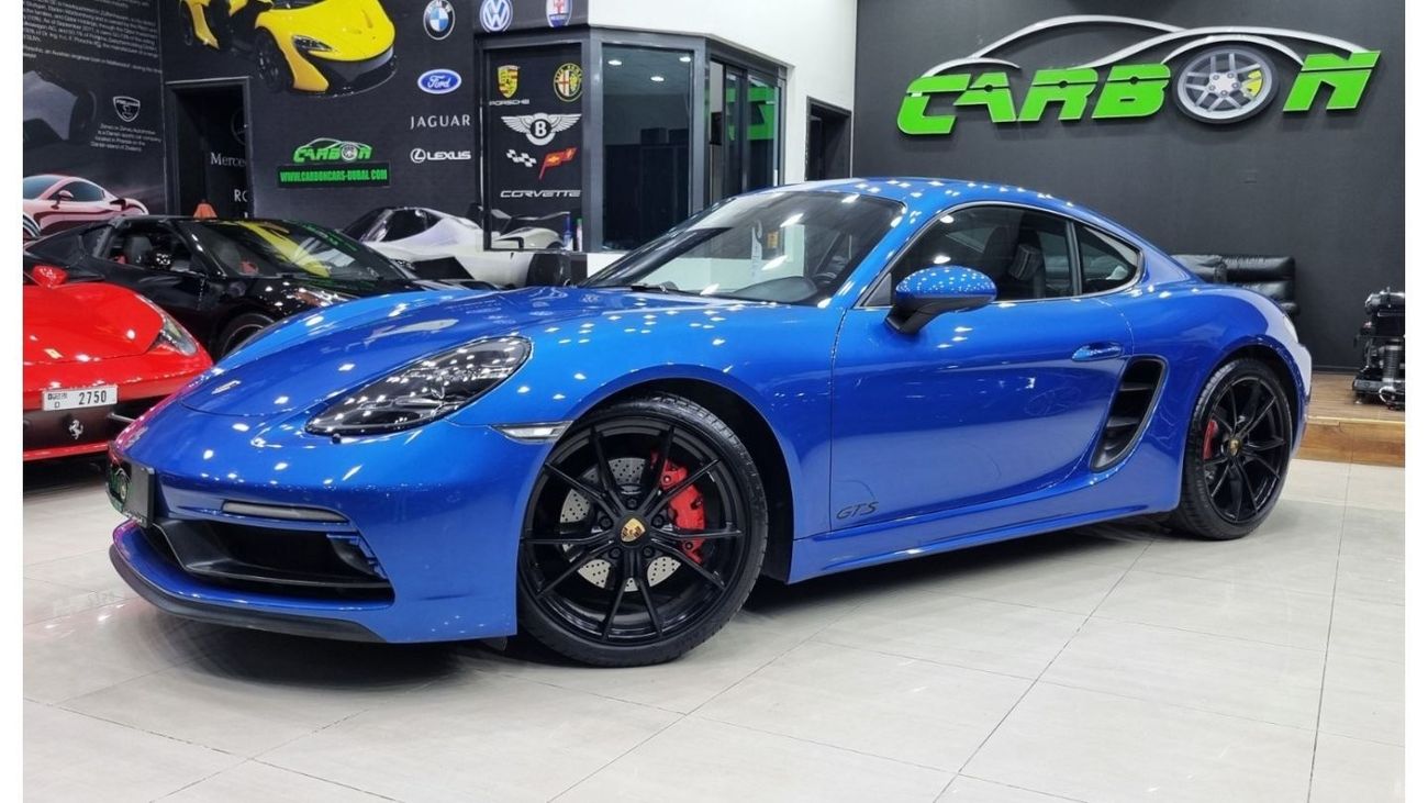 بورش كايمان 718 GTS 2.5L PORSCHE 718 CAYMAN GTS 2018 GCC FULL SERVICE HISTORY FROM PORSCHE FOR 275K AED