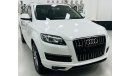 Audi Q7 FSI quattro GCC .. Perfect Condition .. V6 .. Full Options ..