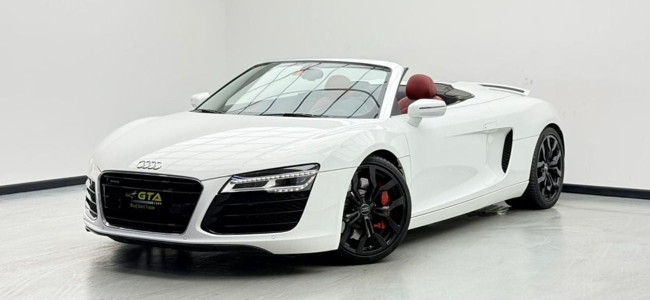 أودي R8 سبايدر FSI 2014 Audi R8 Spyder, Service History, Excellent Condition, GCC