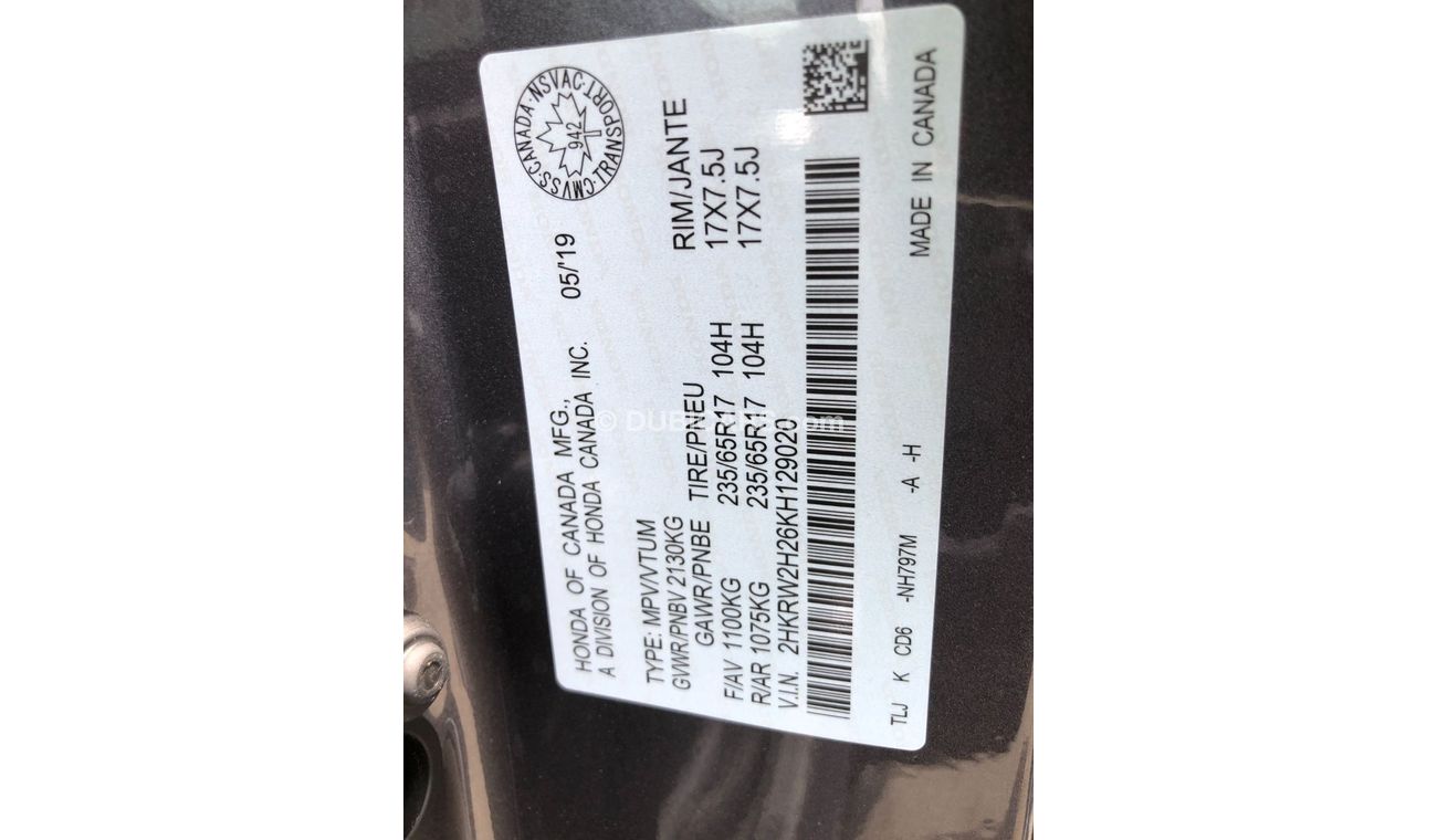 هوندا سي آر في Canadian import