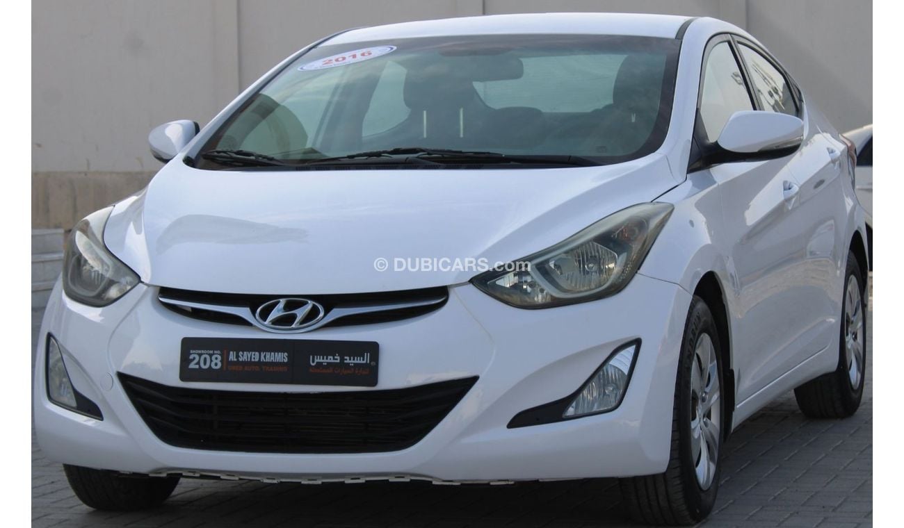 هيونداي إلانترا GL هيونداي إلنترا 2016 خليجي بحالة ممتازة بدون حوادث